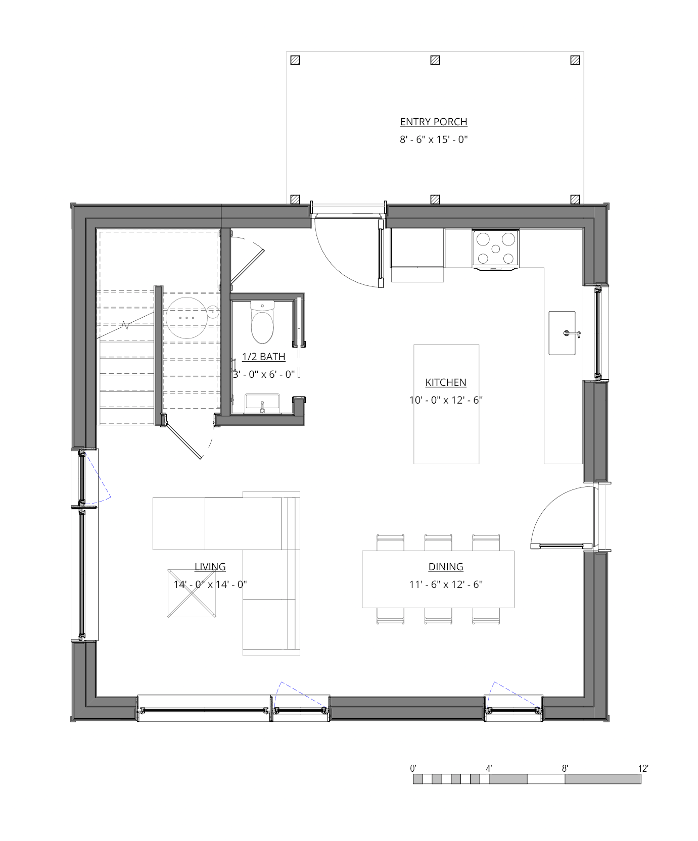 Floor plan 1 for 1400 Model