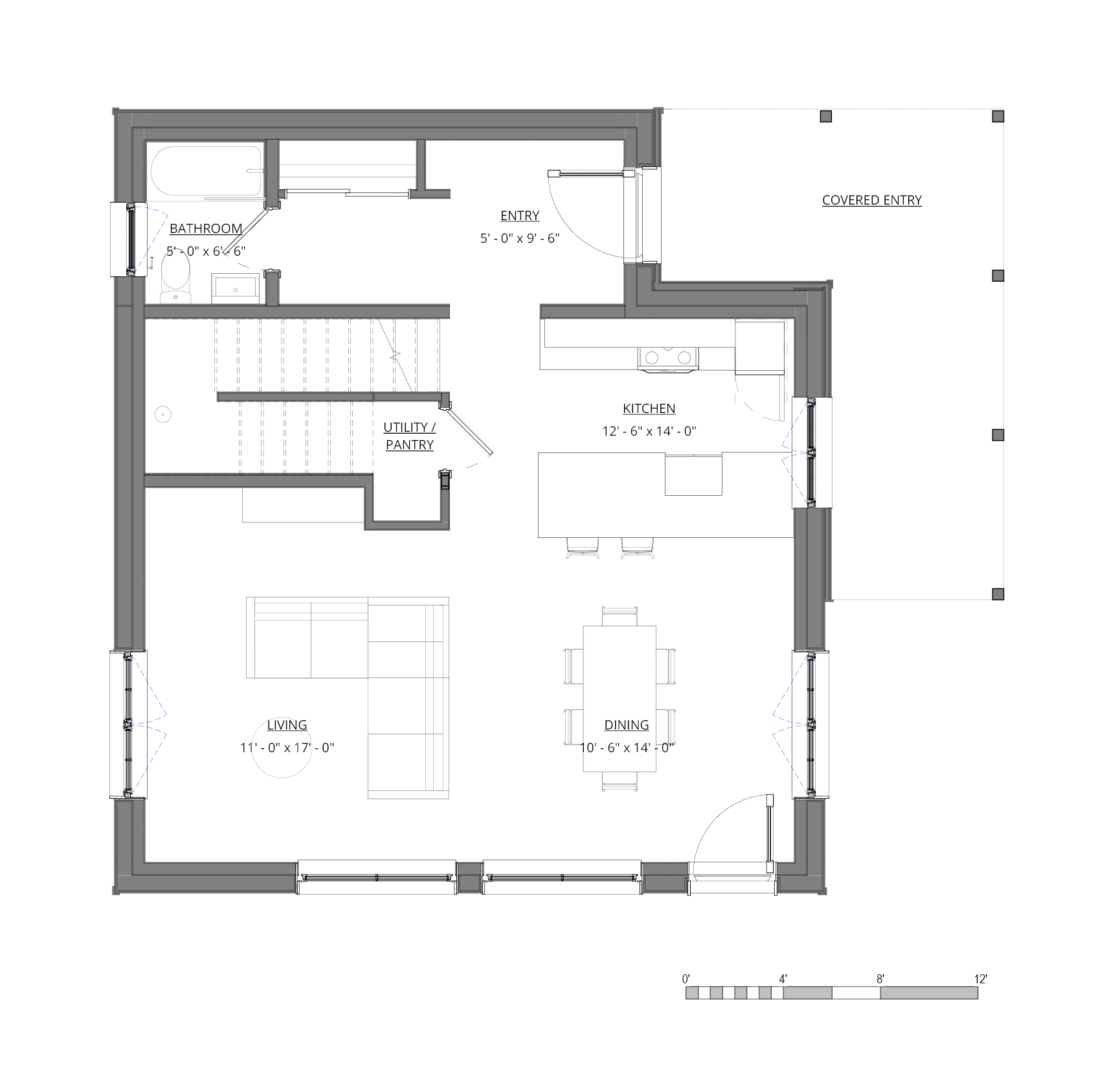 Floor plan 1 for 1500 Model