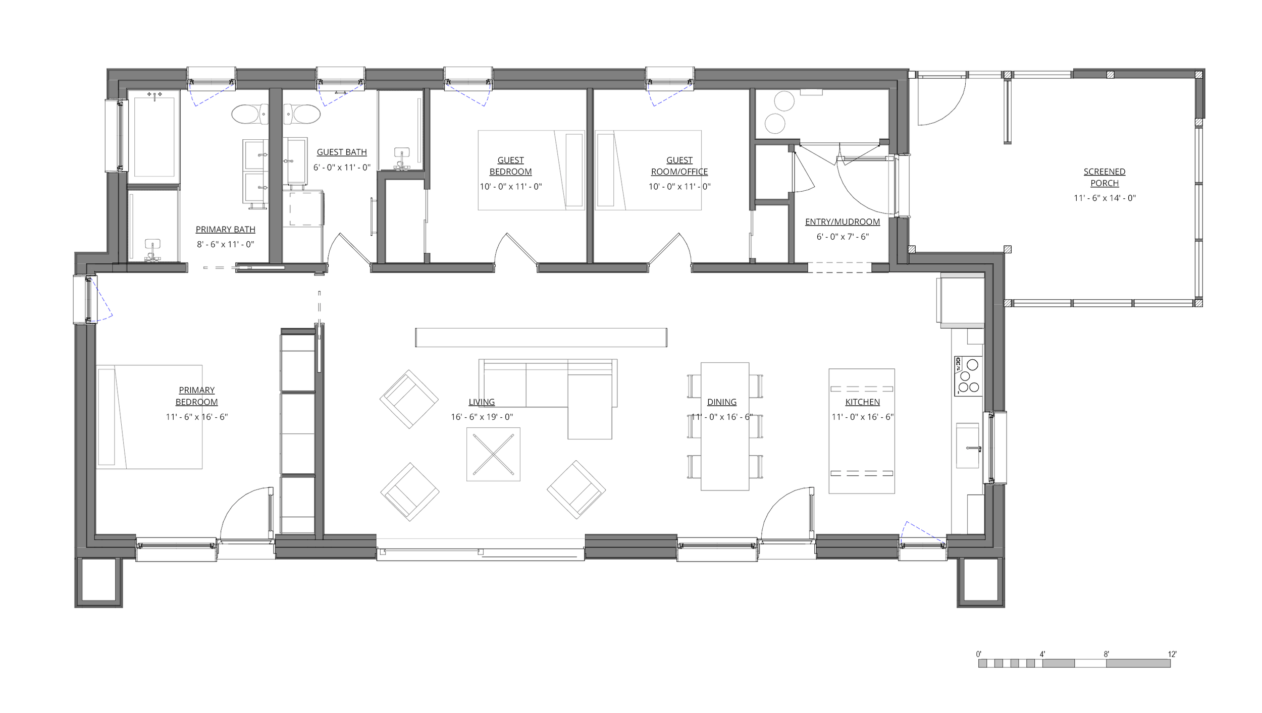 Floor plan 1 for 1700 Model