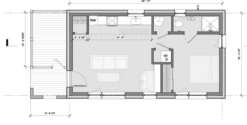 Floor plan 1 for 600 Model
